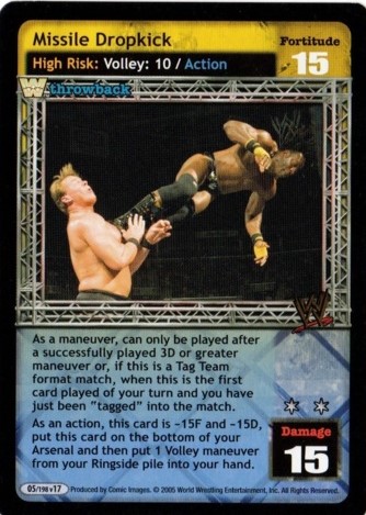 Missile Dropkick THROWBACK